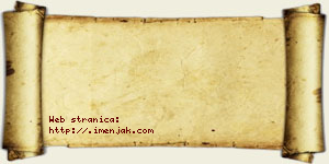 Zorana Pjanić vizit kartica